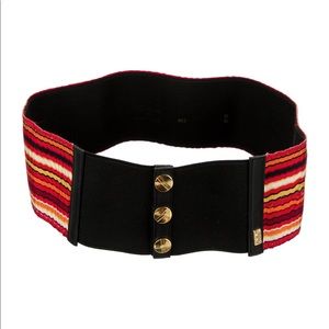 VTG Yves Saint Lauren wide multicolor belt
